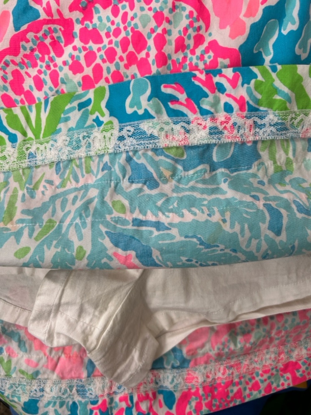 Lilly Pulitzer Lets Cha Cha Skort Size 8 Pink Ruffle Golf Tennis Resort Preppy - Picture 2 of 5
